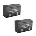 thumbnail image 1 of BatteryGuy VISION CP1290 replacement 12V 9Ah battery - BatteryGuy brand equivalent (Qty of 2), 1 of 7