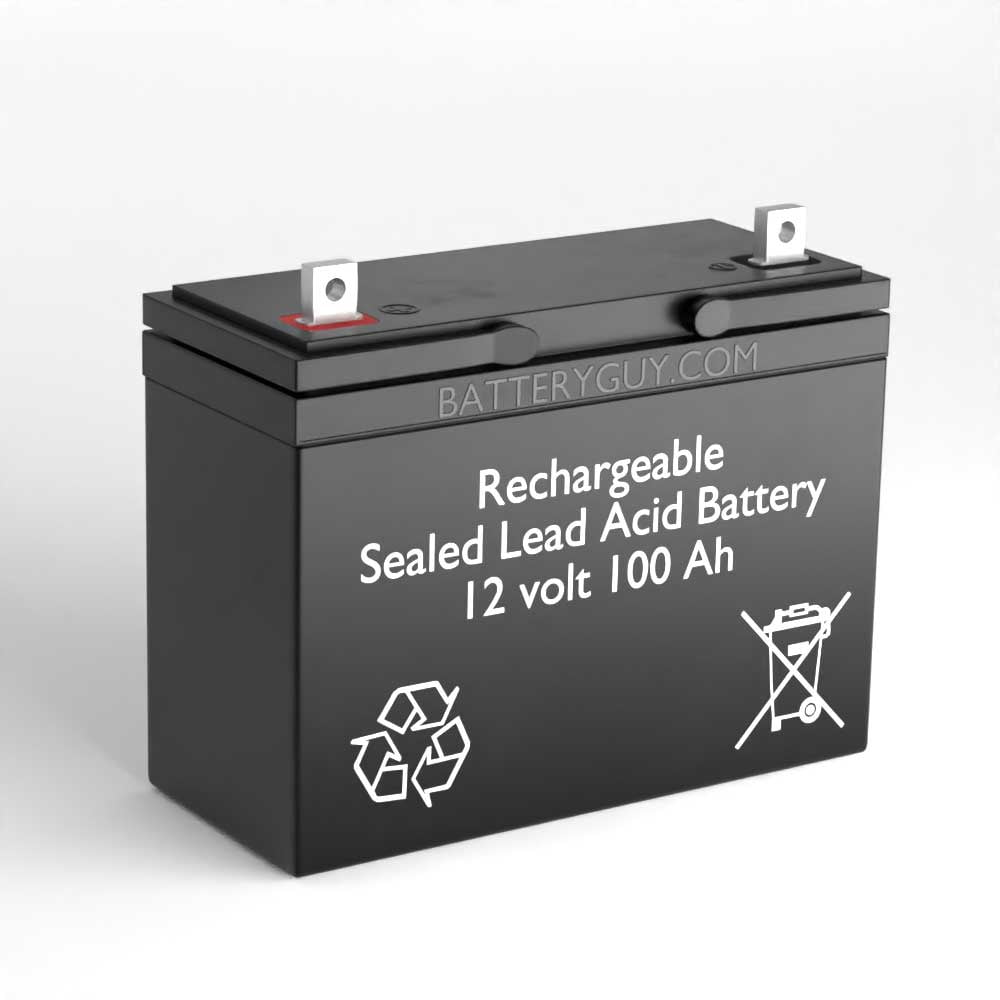 BatteryGuy Watersnake SLITHER SLW 54/42 BONUS PROP replacement 12V 100Ah battery - BatteryGuy brand equivalent