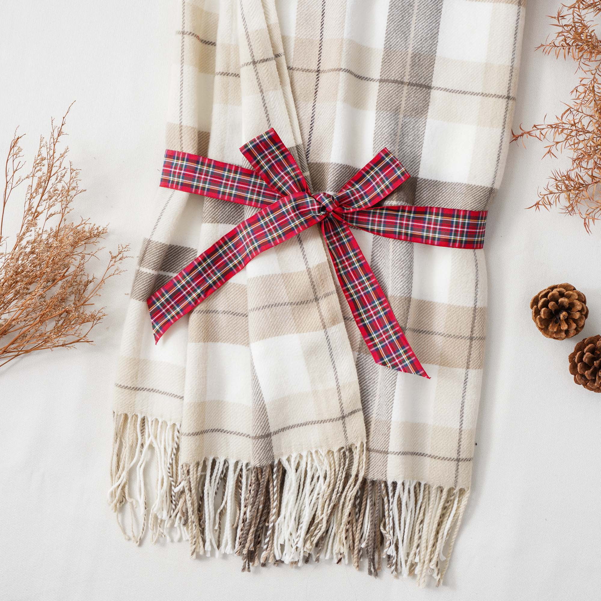 Battilo Buffalo Plaid Throw Blanket,Lightweight Outdoor Picnic Throws