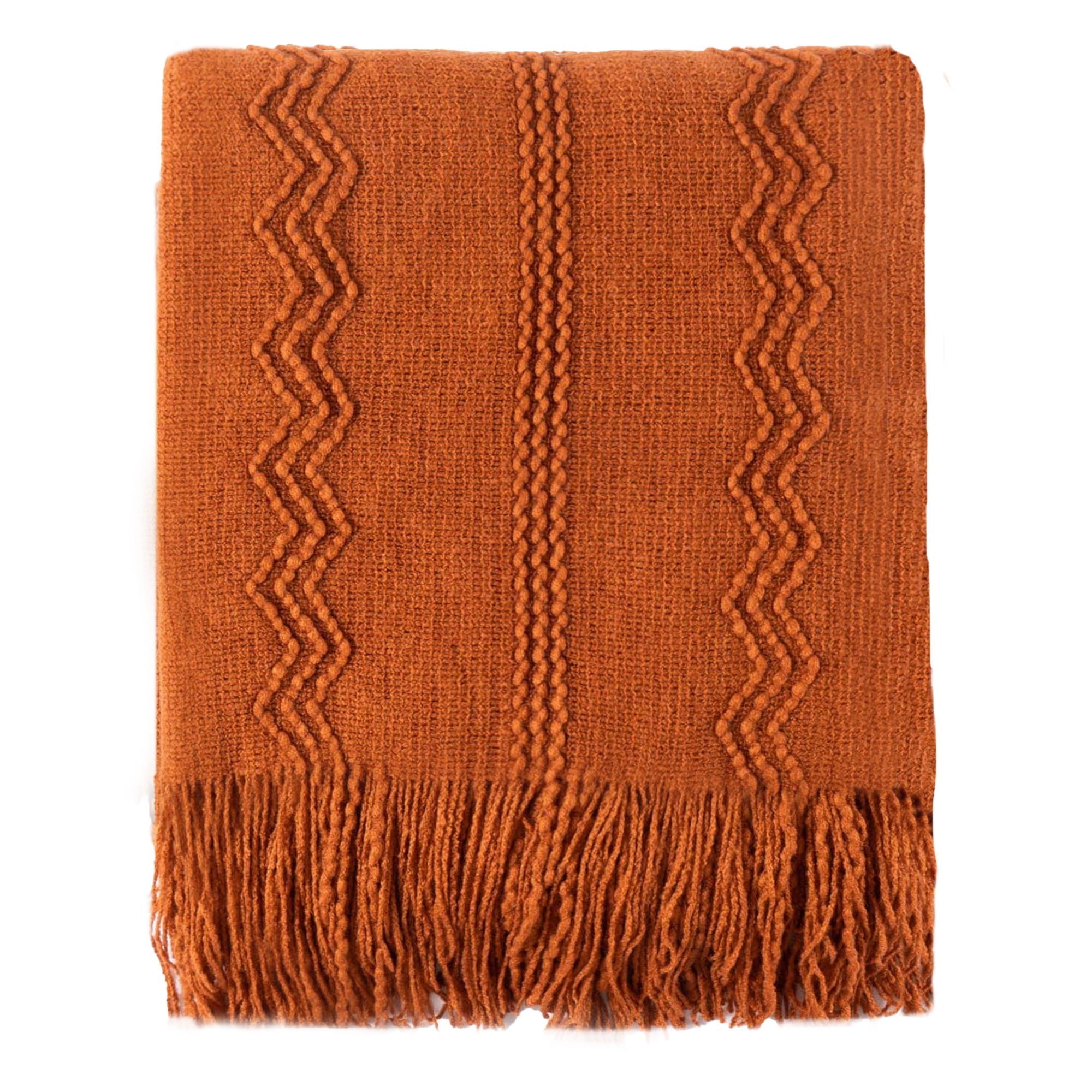 Rust colored throw blanket hotsell