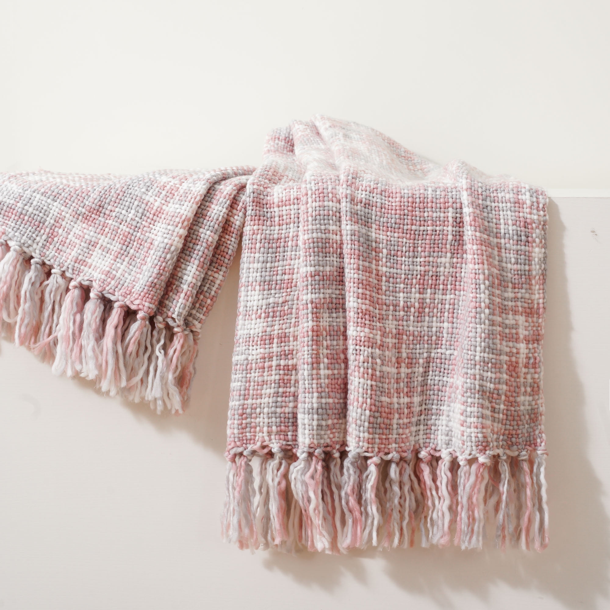 Battilo Dusty Pink Throw Blankets for Couch Decorative Pink Throw Blankets Pink Blanket in Home Decor Bed Throws for Foot of Bed 50 x60 Walmart