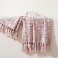 thumbnail image 1 of Battilo Dusty Pink Throw Blankets for Couch, Decorative Pink Throw Blankets, Pink Blanket in Home Decor, Bed Throws for Foot of Bed, 50"x60", 1 of 6