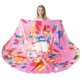 thumbnail image 1 of Pink Donut Throw Blanket,Giant Round Food Blanket For Kids,Flannel Blankets,Funny Gift,71", 1 of 8