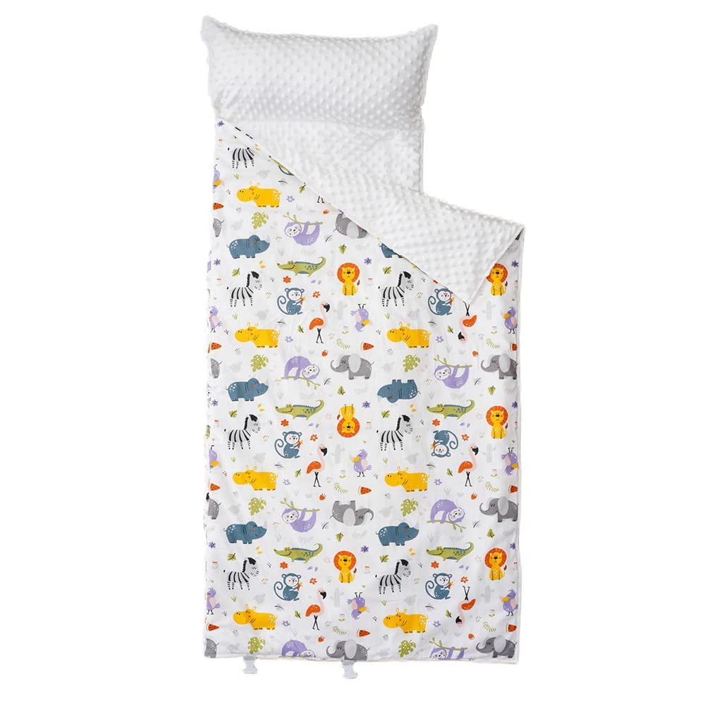 Battilo Kids Nap Mat with Removable Pillow Soft, Lightweight Mats