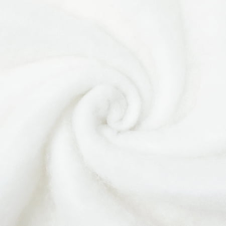 Batting Fabric 60 Inch High Loft 3.5 Oz Lightweight Polyester Wadding By The Roll (150 Yds, 5 Rolls)