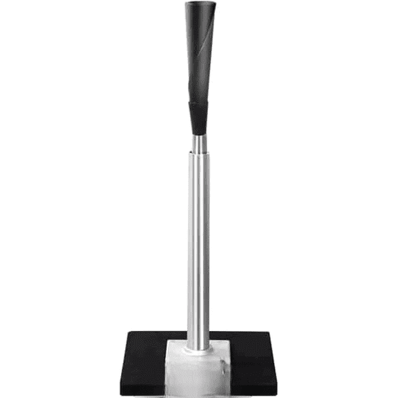 Batting Tee for Baseball/Softball, Premium Hitting Tee with Handrolled Rubber Top,Aluminum Stem,Metal Base,Easy Setup Baseball Tee Height Adjustable 24-46 inch for Kids and Adults