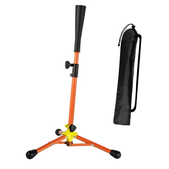 Batting Tee Practice Stand Adjustable Tripod Stable Iron for Coaches Students Athletes Softball Baseball Training