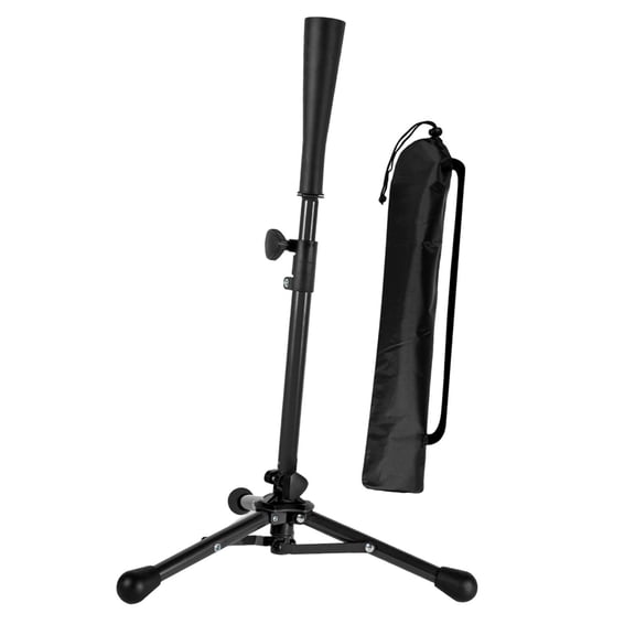 Batting Tee Tripod Stand Softball Hitting Adjustable Height Durable Iron Portable for Adult Players Training
