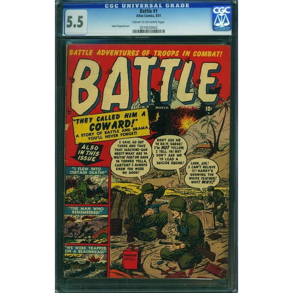 Battle #1 - CGC 5.5 Comic Book