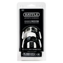 Battle Sports Adult Football Mouthguard 2-Pack with Straps - Columbia Blue