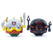 Battle Ballz: Duel Pack - Ice Berg & Evil Robot - 2 Warriors & Joysticks, Head-To-Head, Weapon Wielding Toy Characters, Rolling Ball Figures, Kids 5+