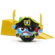Battle Ballz: Training Pack - Captain Cutlass - Weapon Wielding Toy Pirate, Rolling Ball Character, Training Ramp, Blow Your Lid Button, Kids 3+