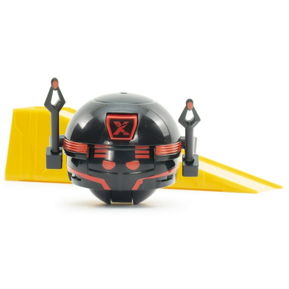 Battle Ballz: Training Pack - Evil Robot - Weapon Wielding Toy Figure, Rolling Colorful Ball Character, Training Ramp, Blow Your Lid Button, Kids 3+