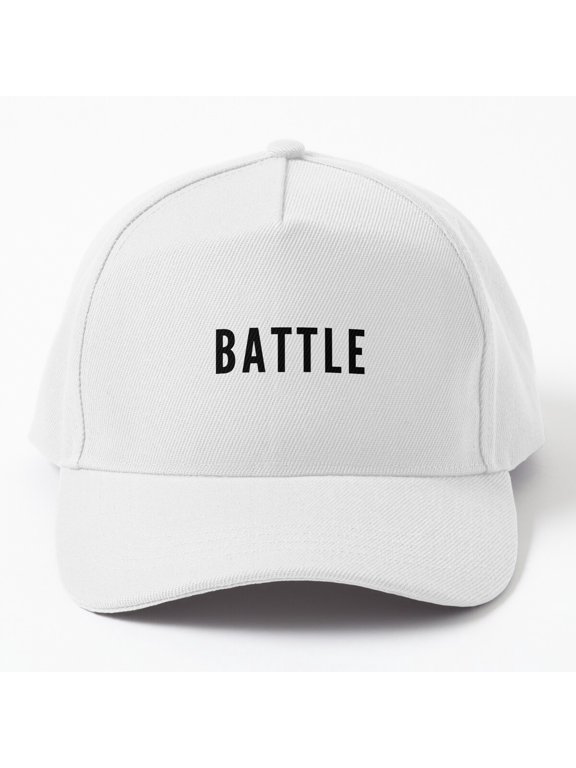 Battle Baseball Hat, Combat Theme Statement Graphic Design, Classic Everyday Cap