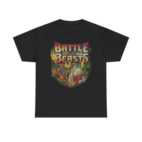 Battle Beasts 1980s Action Figures Toy Nostalgia Unisex T-Shirt, up to size 5XL