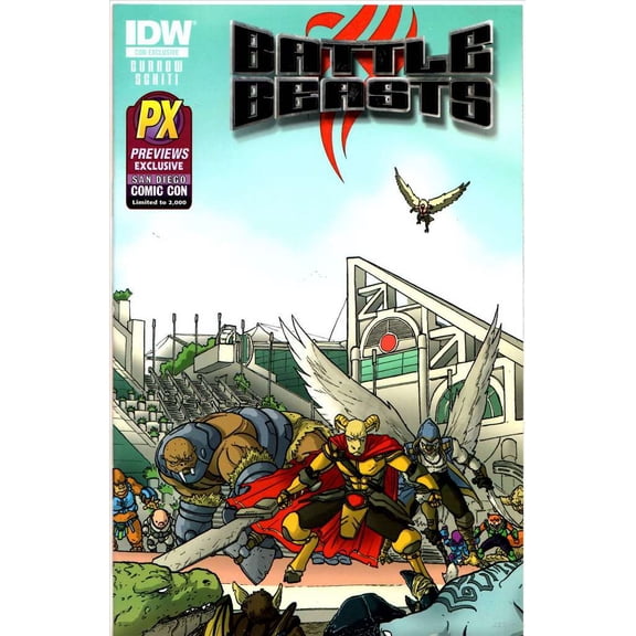 Battle Beasts (2nd Series) #1C VF ; IDW Comic Book
