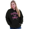 thumbnail image 1 of Battle Breast Cancer BCA Awareness Hoodie Sweatshirt Women Brisco Brands S, 1 of 6