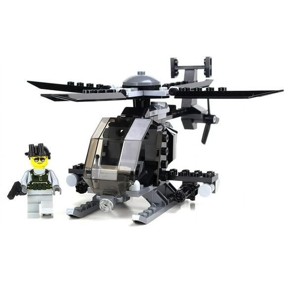 Battle Brick Collectible Ah-6 Little Bird Set with 1 Figure Custom Set