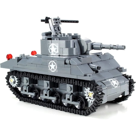 Battle Brick Custom M4 Sherman Tank World War 2 Complete Hand Sorted Set