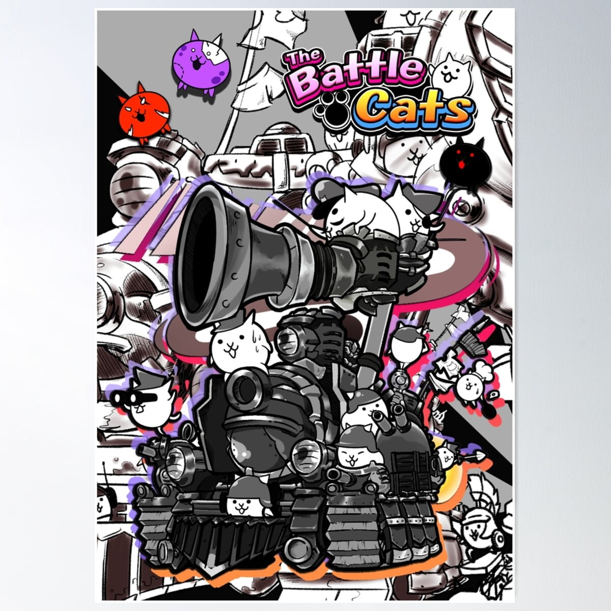Battle Cats - Siege Engine Poster Wall Art, Modern Wall Decor For ...