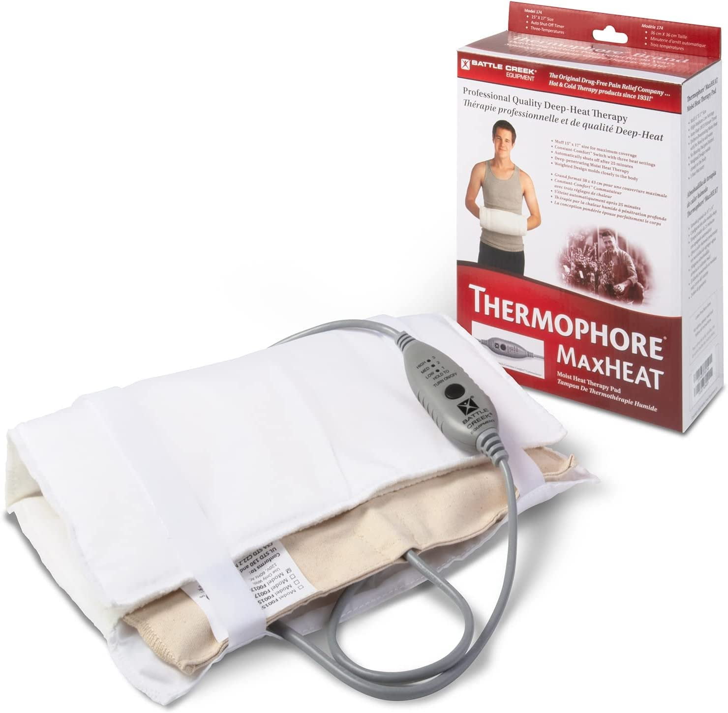 BATTLE CREEK / THERMOPHORE CLASSIC（Lサイズ） Amazon.com: Thermophore Classic Moist Heating Pad Size Large