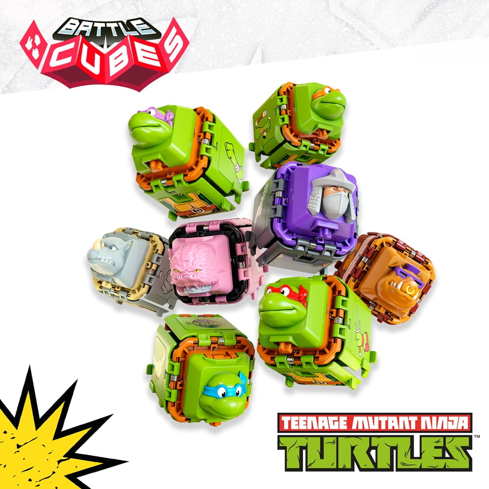 Battle Cubes Teenage Mutant Ninja Turtles Collectible Game 2 PACK