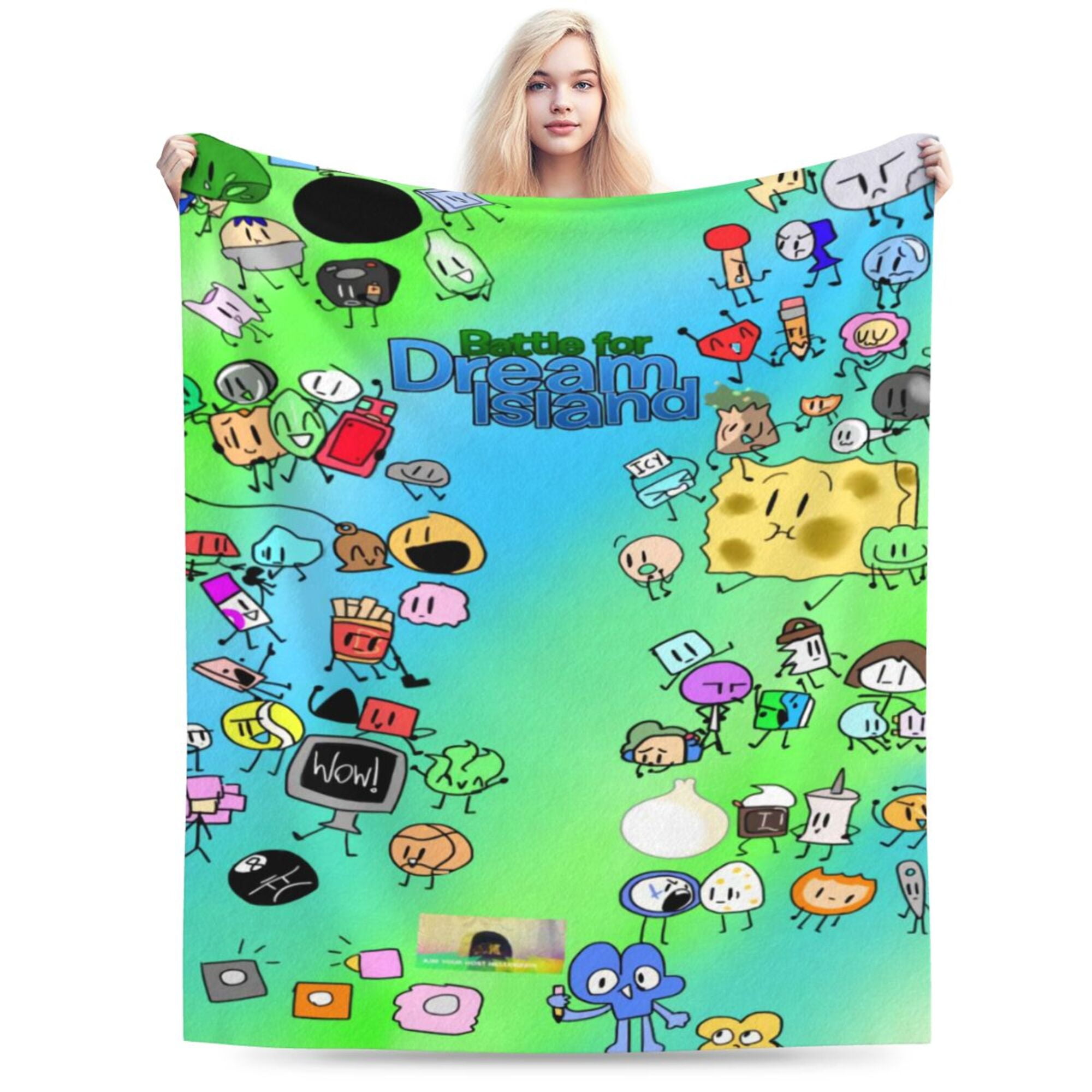 Battle for Dream Island Cartoon Blanket, Ultra Soft Cozy Luxury Fleece