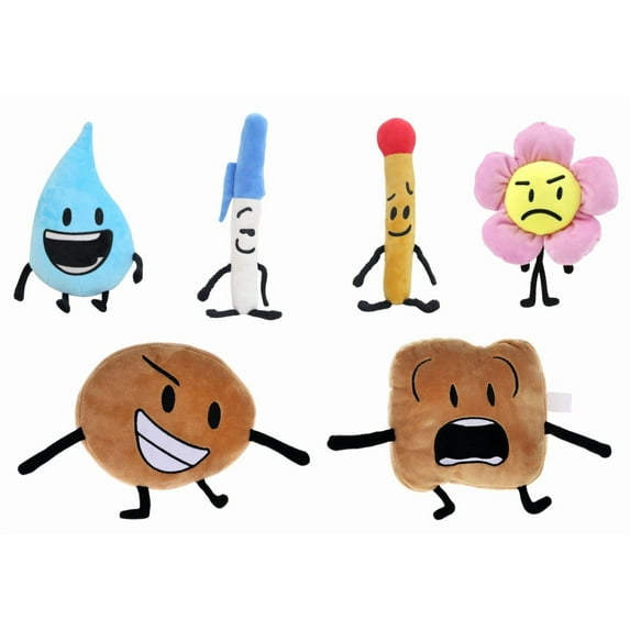 Battle for Dream Island Plush Toys, 12 Inch Match BFDI Plushies, Ultrasoft BFDI Merch Stuffed Animals Dolls, Cartoon Anime Toys Home Decorations, Birthday Christmas Gifts for All Ages