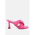 thumbnail image 1 of Battle Ex Corss Pleated Strap Slip On Sandals, 1 of 7
