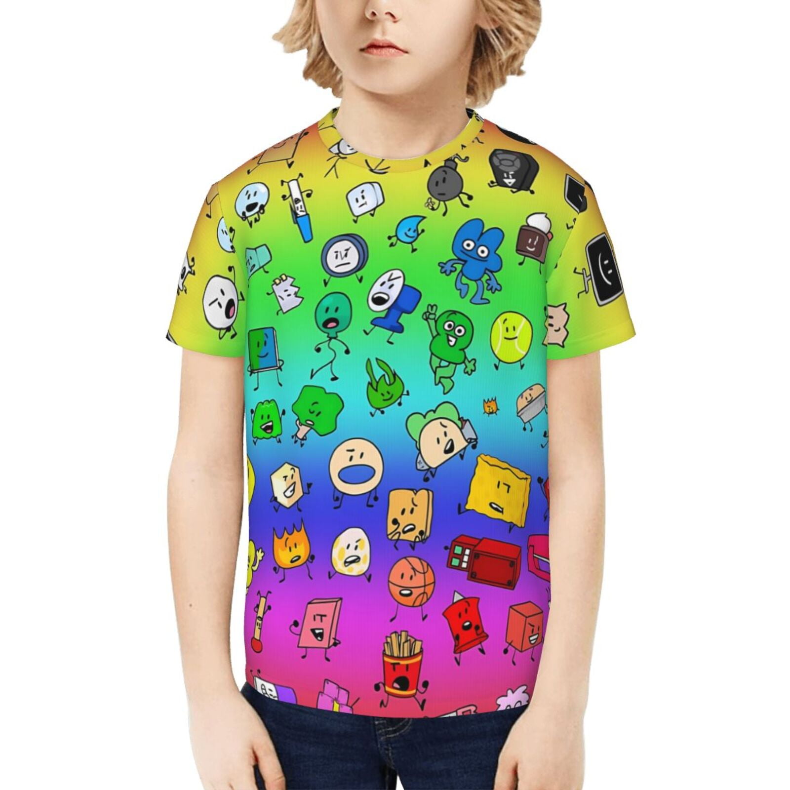 Battle For Dream Island BFDI Kids T-Shirt 3d Printed Graphic T-Shirts ...