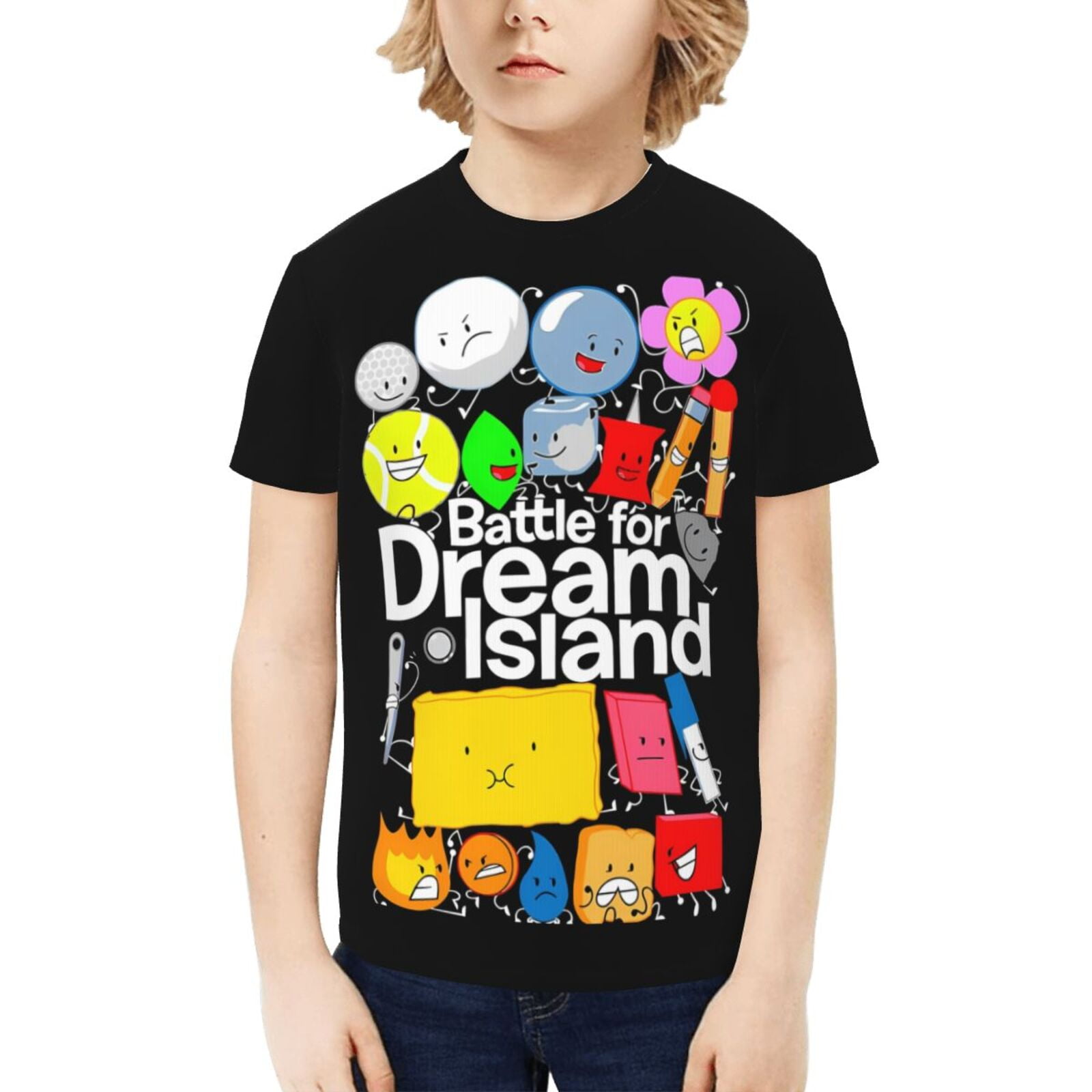 Battle For Dream Island BFDI Kids T-Shirt 3d Printed Graphic T-Shirts ...