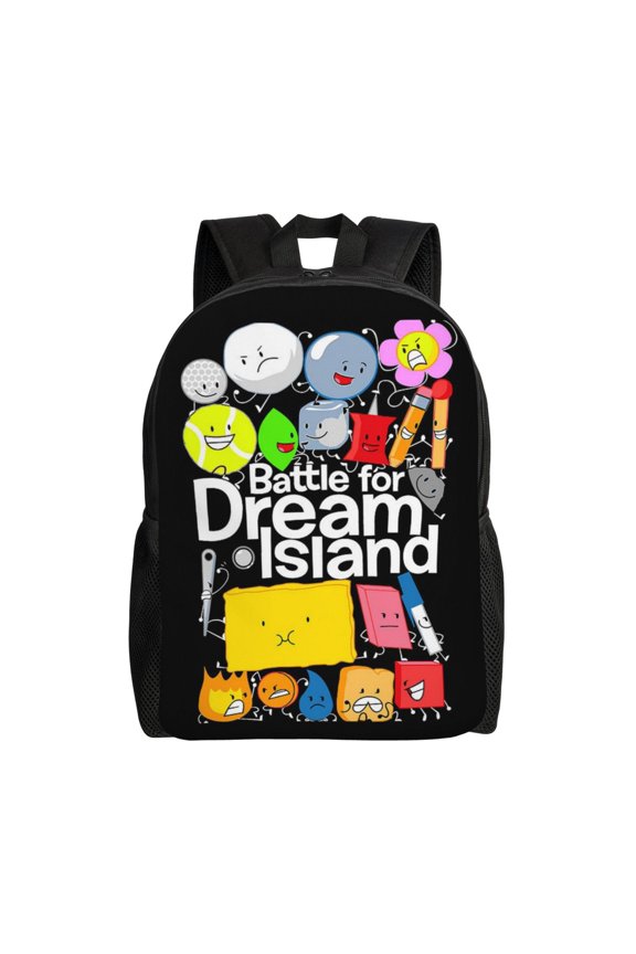 Battle For Dream Island Bfdi Backpack Casual Knapsack Simple All-Purpose Bookbag Travel Rucksack For Men And Women