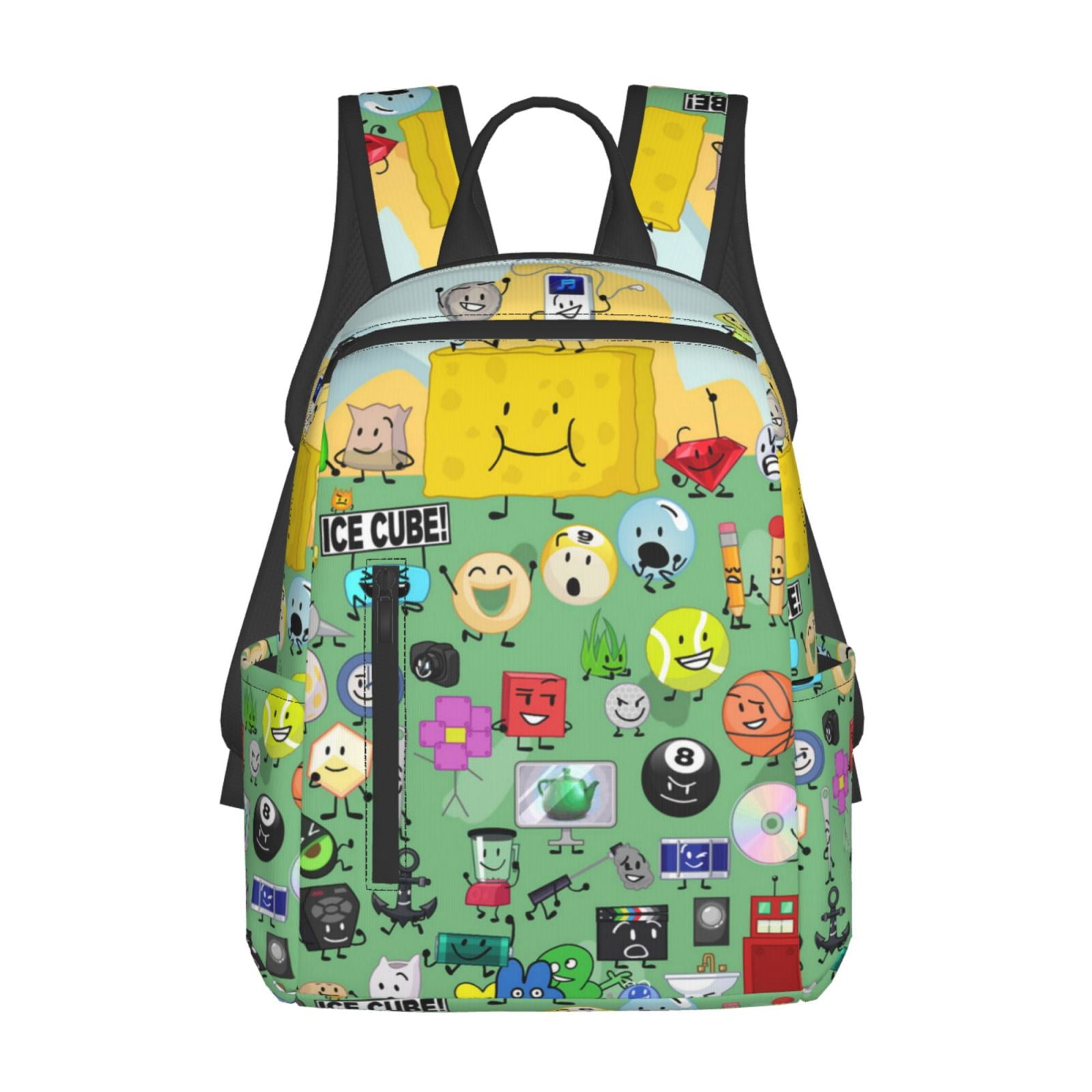 Battle For Dream Island Bfdi Casual Daypack Student Satchel Lightweight ...