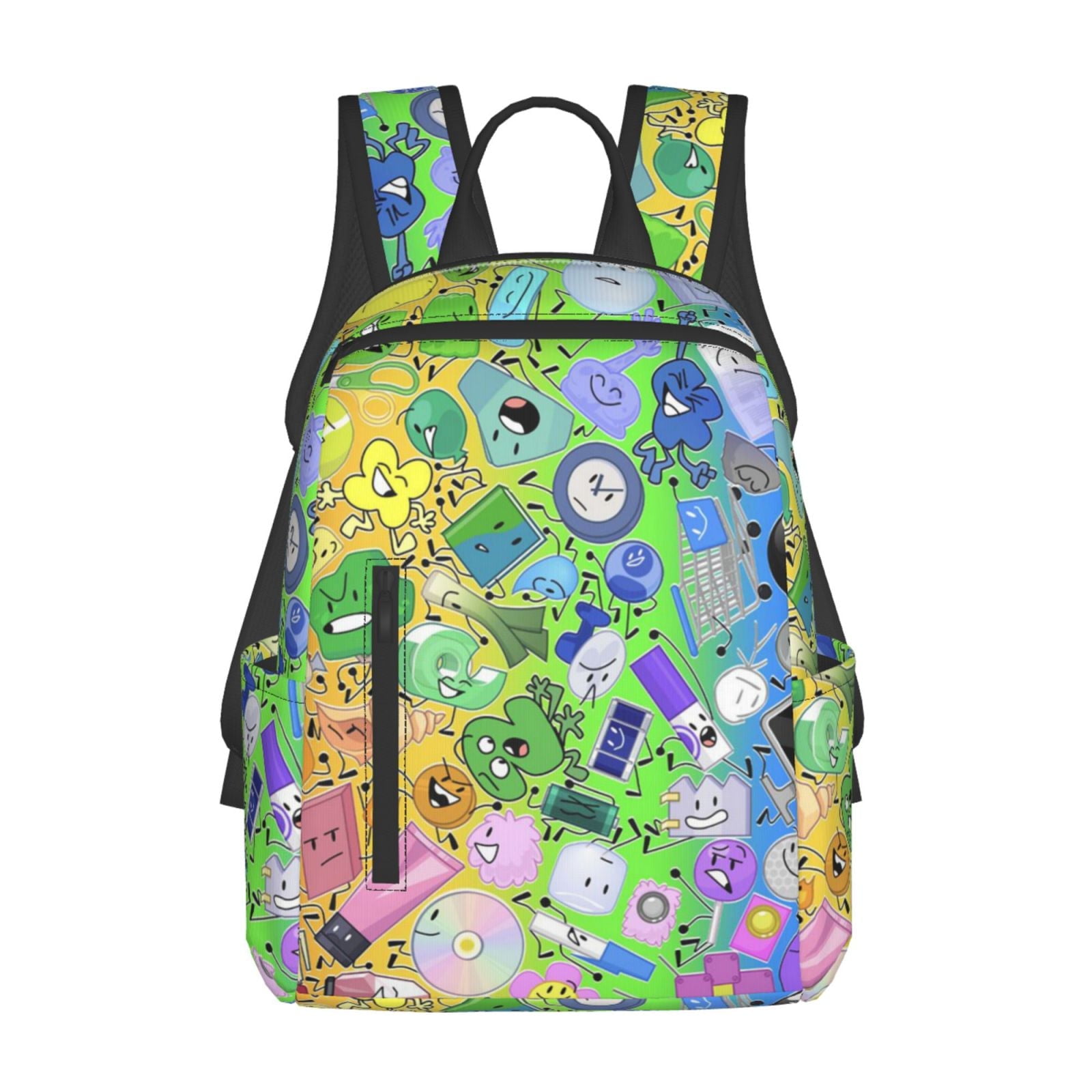 Battle For Dream Island Bfdi Casual Daypack Student Satchel Lightweight ...