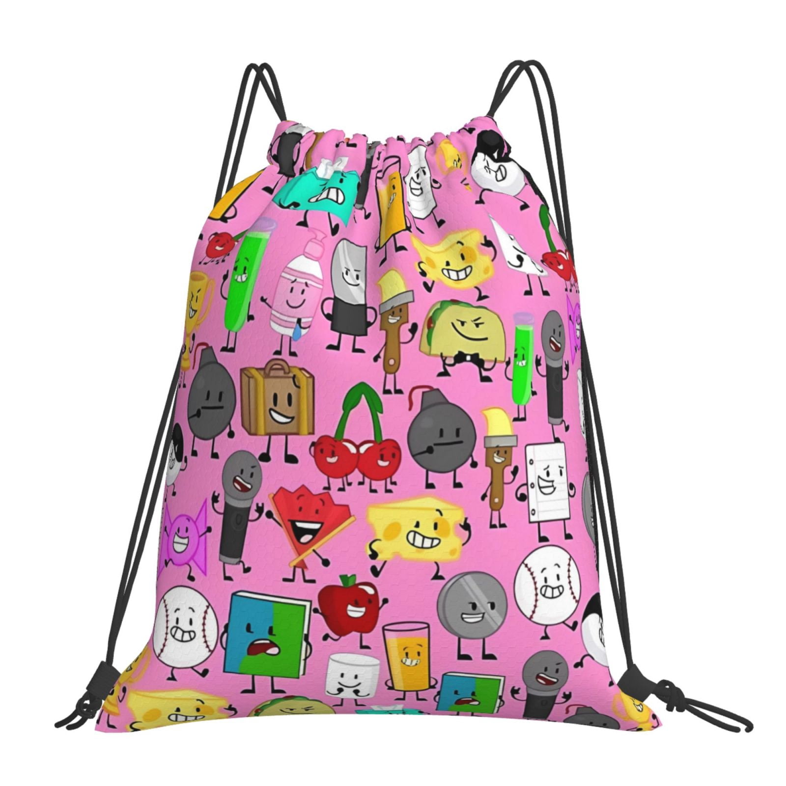 Battle For Dream Island Bfdi Drawstring Backpack Sport Gym Bag For Yoga ...