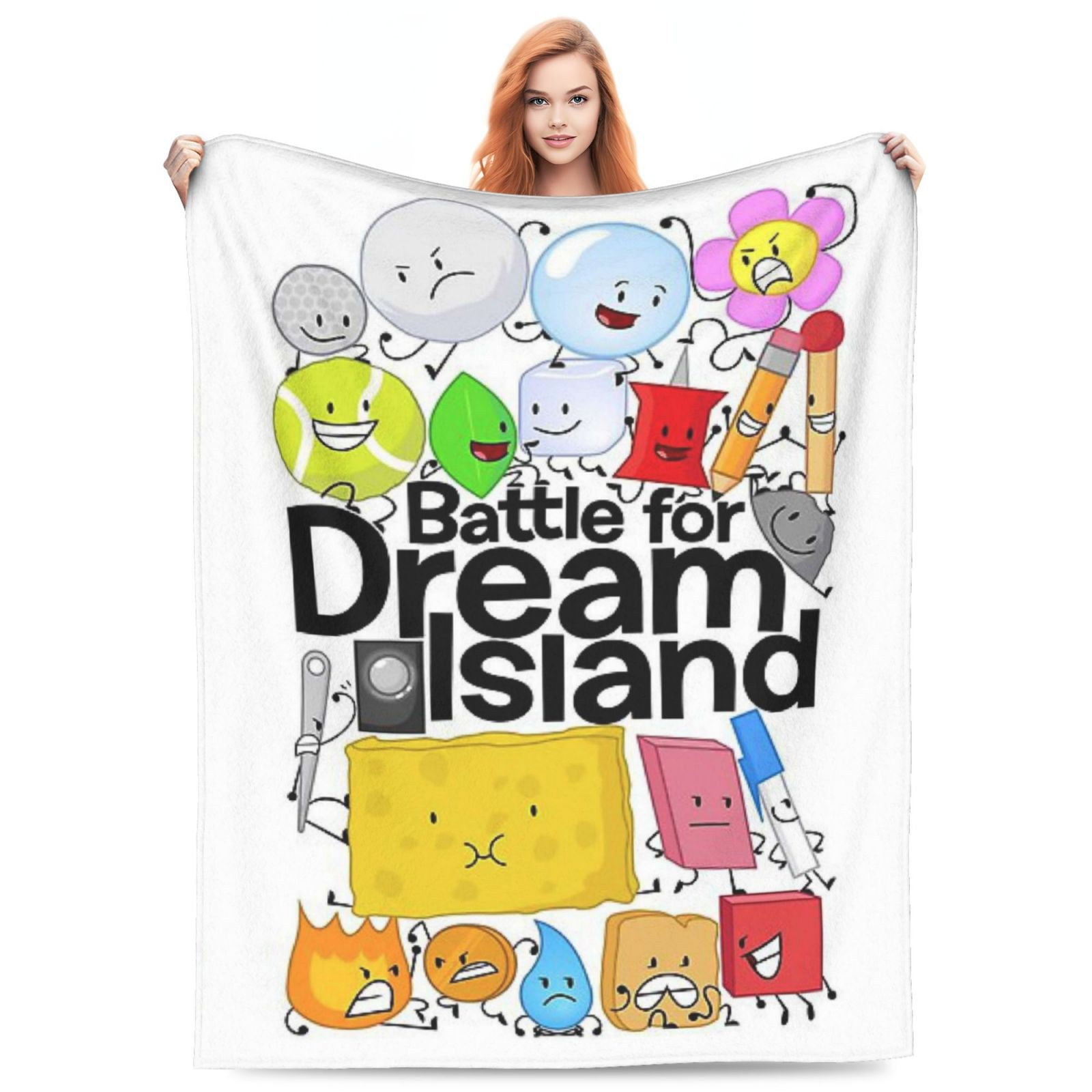 Battle For Dream Island Bfdi Throw Blanket Couch Bed Sofa Soft ...