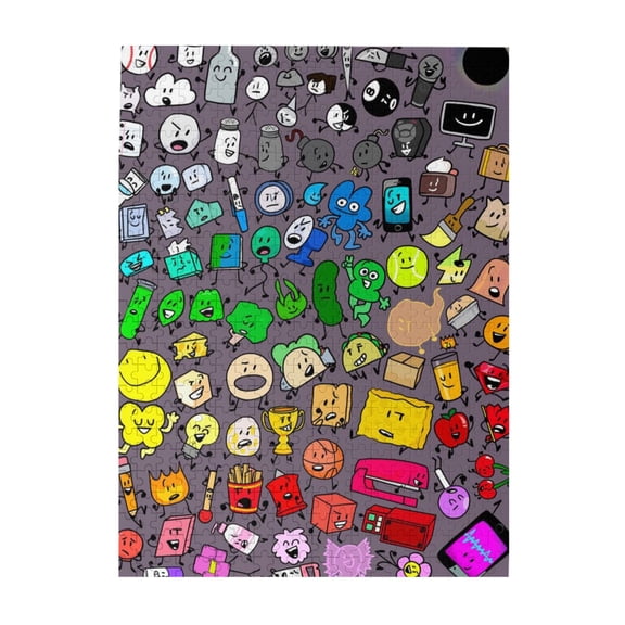 Battle For Dream Island Bfdi Wooden Jigsaw Puzzle 500 Pieces Puzzles For Adults Brain Teaser Gift