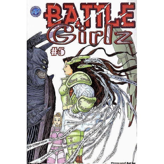 Battle Girlz #5 VF ; Antarctic Comic Book