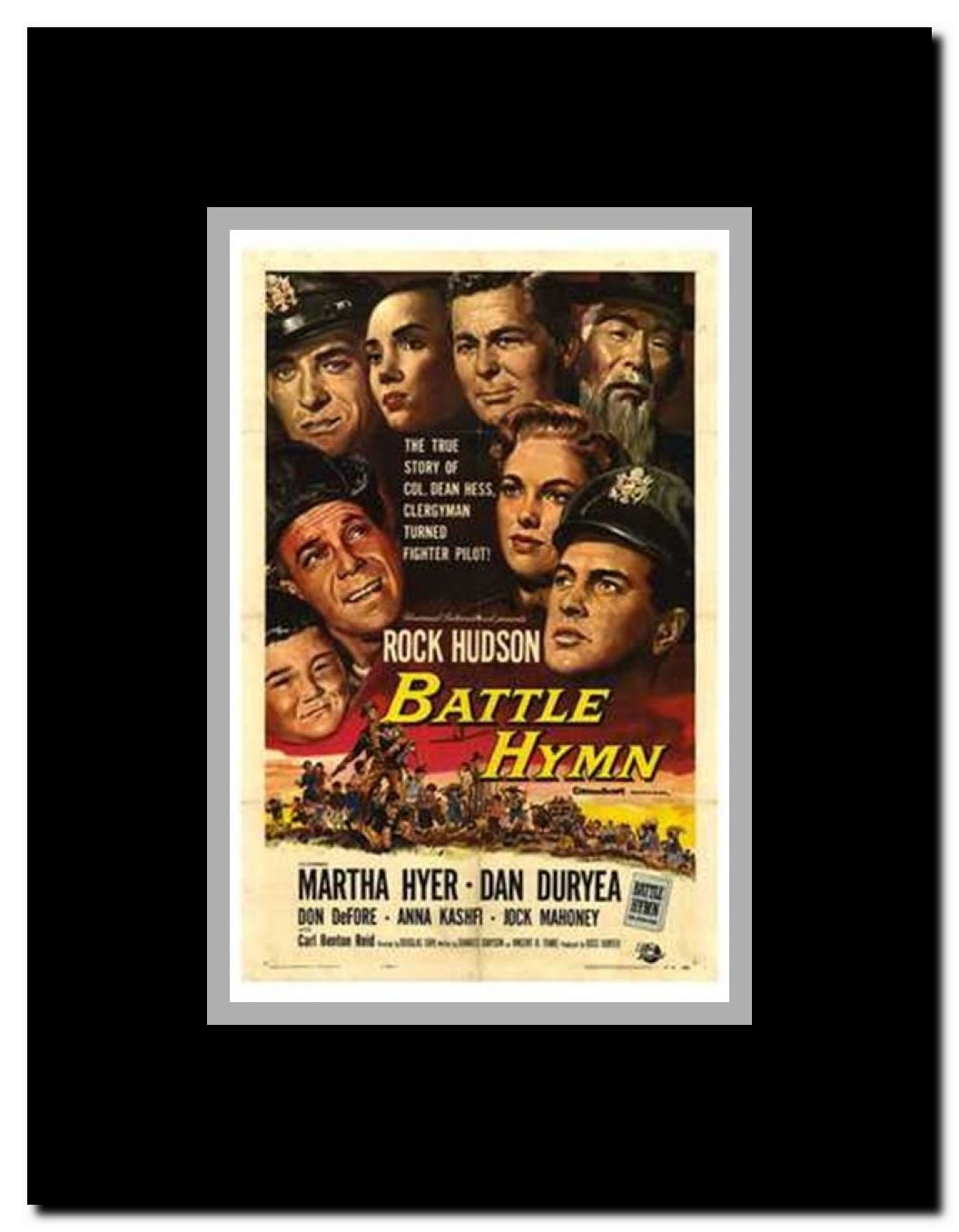 Battle Hymn Framed Movie Poster