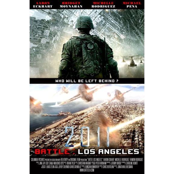 Battle Los Angeles Poster La 24Inx36In Art Poster 24x36 Multi-Color Square Adults Best Posters