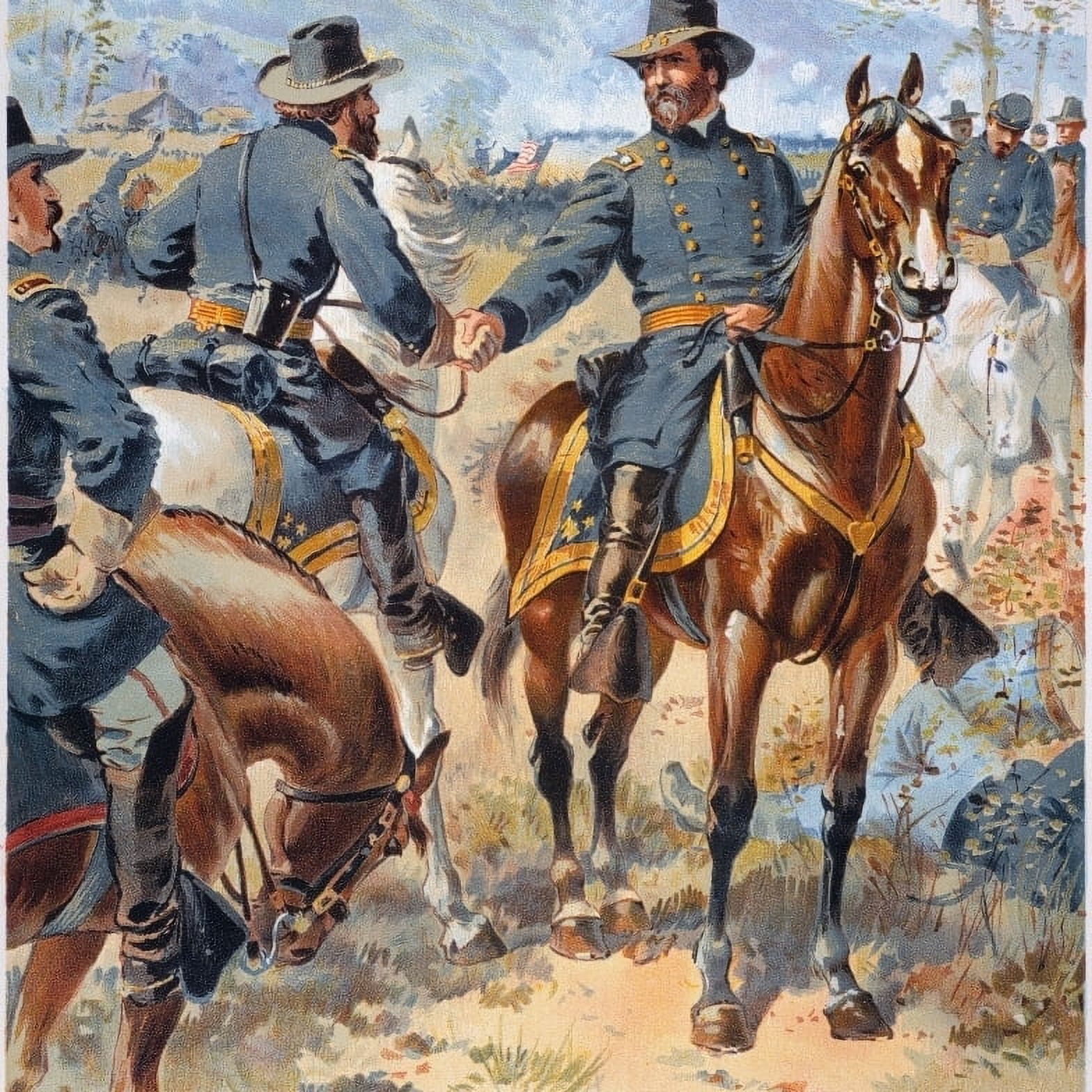 Battle Of Chickamauga 1863. /Ngeneral George Henry Thomas At The Battle ...