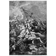 thumbnail image 1 of Battle Of Crecy 1346. Nthe Battle Of Crecy 26 August 1346 During The Hundred Years' War. Wood Engraving American, 1 of 2