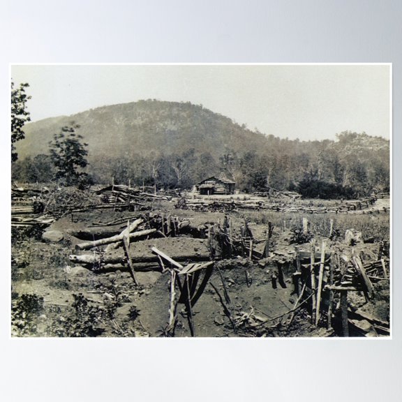 Battle Of Kennesaw Mountain Poster Wall Art, Modern Wall Decor, 8x12 UNFRAMED