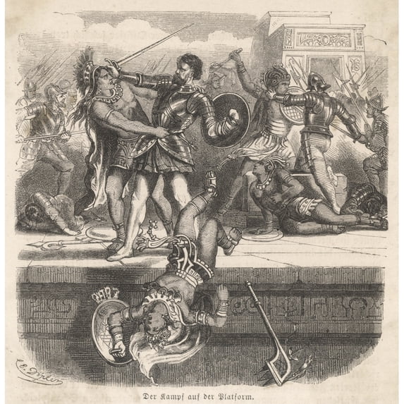 Battle Of Platform 1520 Poster Print By Mary Evans Picture Library (24 X 24)