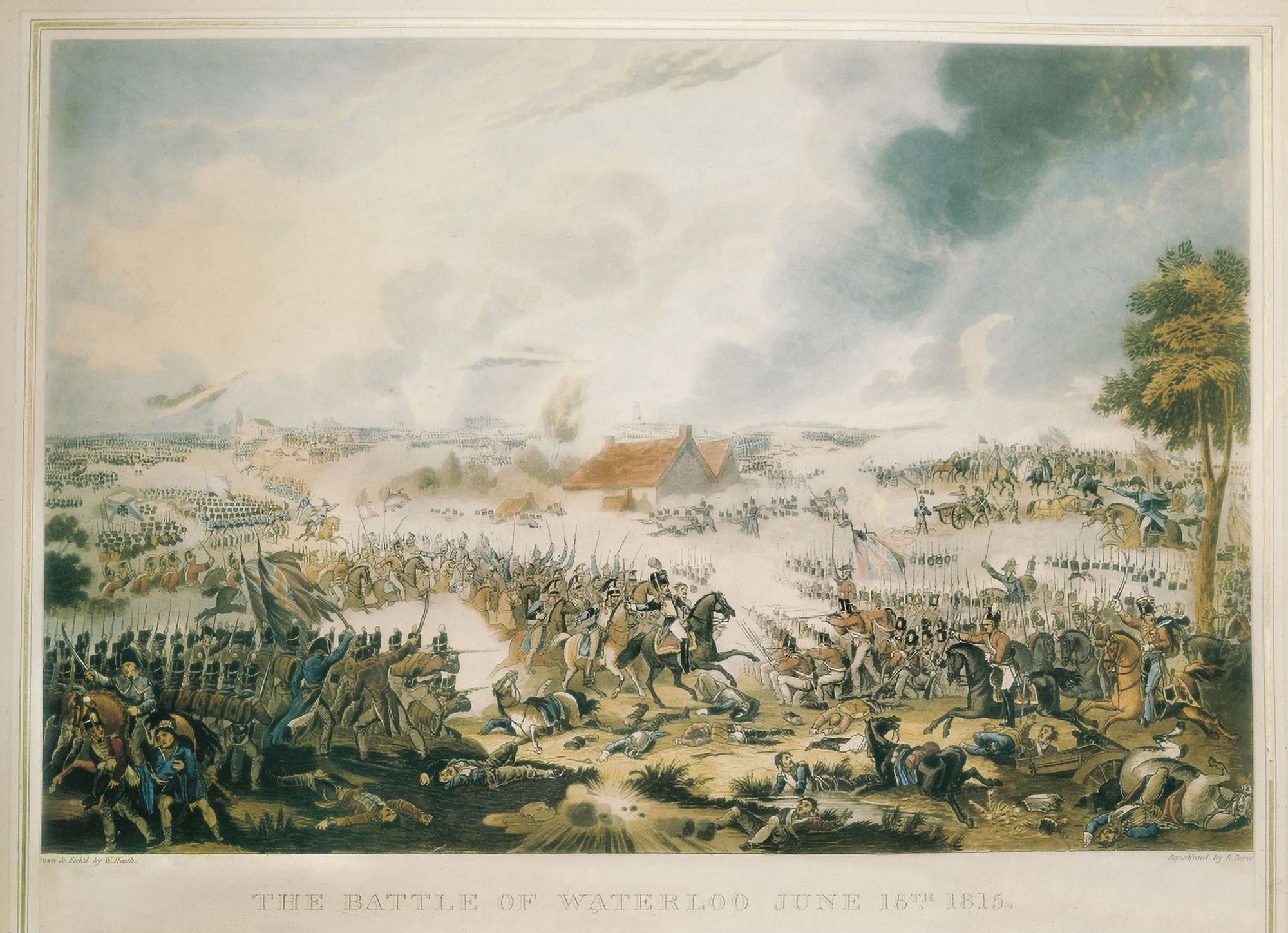 Battle Of Waterloo (June 18Th1815) Canvas Art -  (36 x 24)