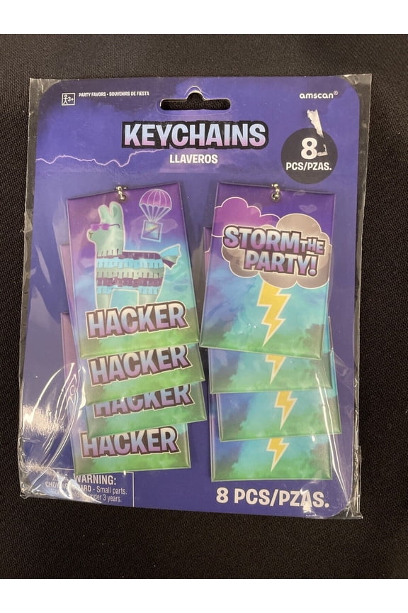 Battle Royal Birthday Party Favor Puffy Vinyl Keychains