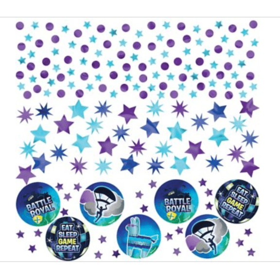 Battle Royal Video Game War Kids Birthday Party Decoration Confetti 3-Pack