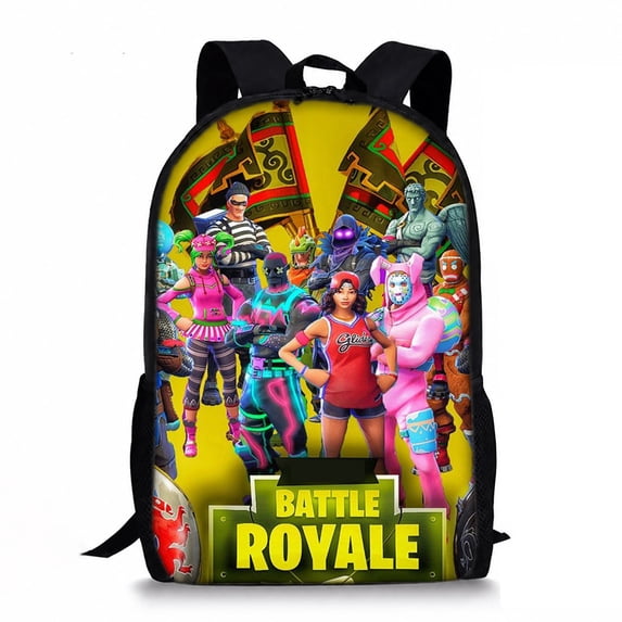 Battle Royale Game Backpack 16.5 Inch Schoolbag, Durable Gaming Bookbag ...