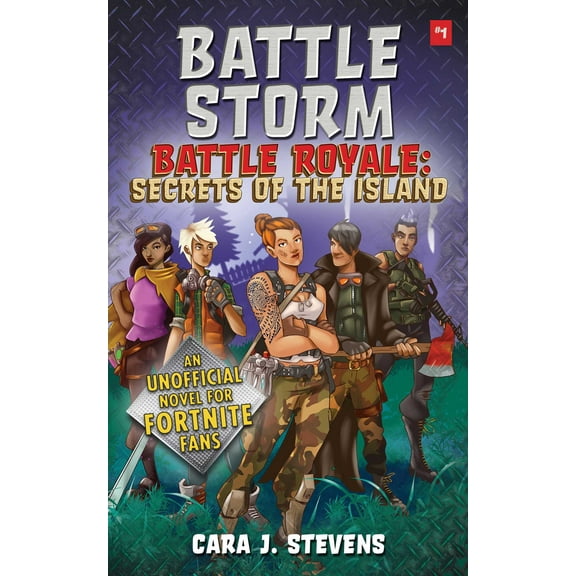 Battle Royale: Secrets of the Island: Battle Storm : An Unofficial Novel of Fortnite (Paperback)