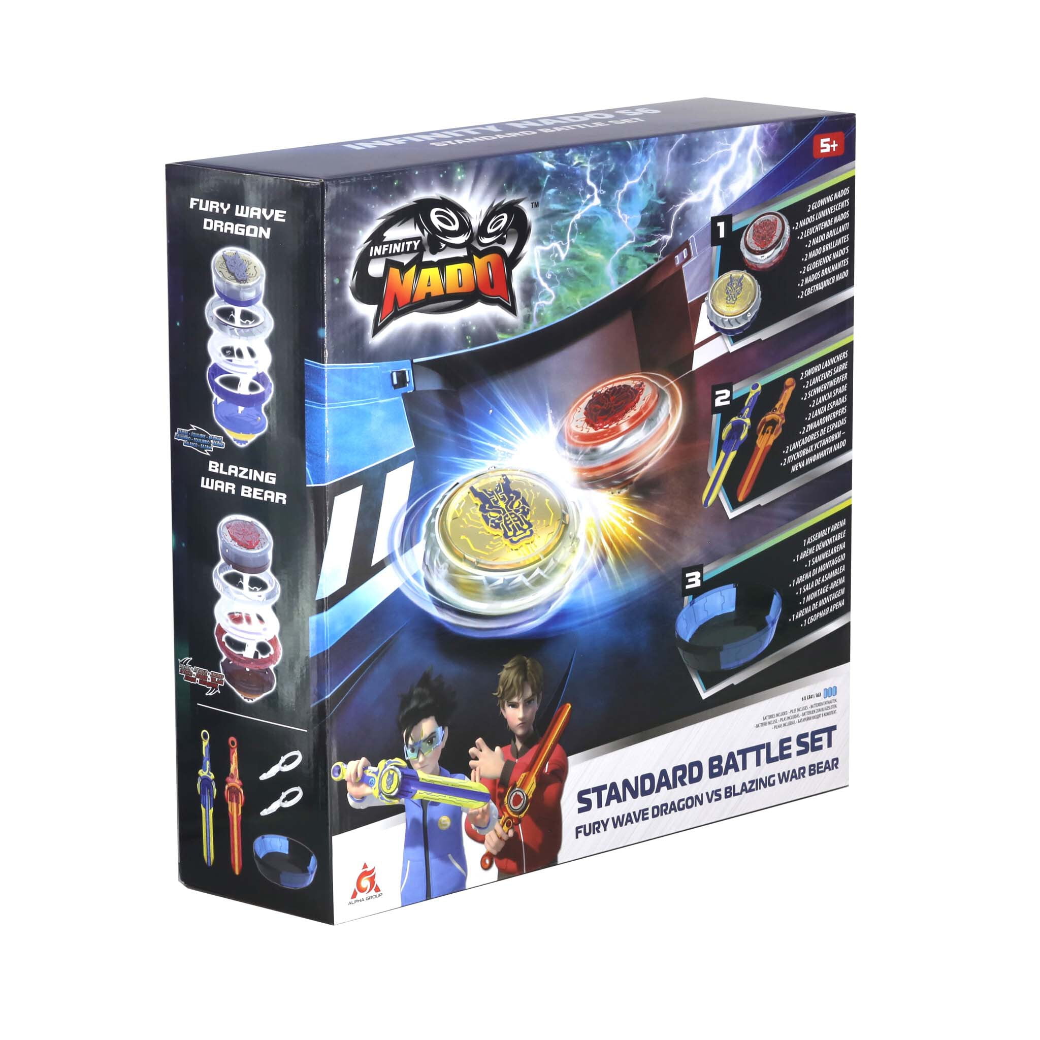 Infinity Nado Battle Set with Arena Fury Wave Dragon and Blazing